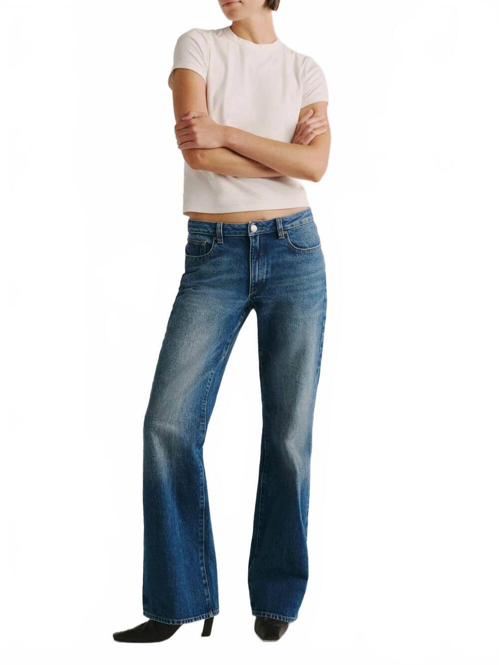 NEW DL1961 - WOMEN'S shrunken tee in white